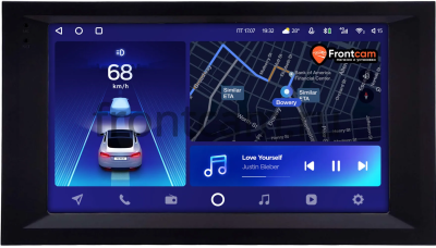 Штатное головное устройство Teyes CC2 PLUS 4/64 9 дюймов RM-9-2574 для Mercedes-Benz Actros 2011-2023 на Android 10 (4G-SIM, DSP, QLed)