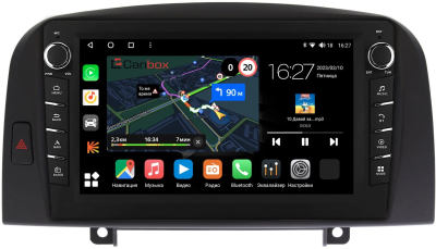Штатная магнитола Canbox M-Line 7831-9259 для Hyundai Sonata 5 (NF) 2004-2007 на Android 10 (4G-SIM, 2/32, DSP, IPS) С крутилками