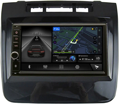 Магнитола в штатное место 2 din Volkswagen Touareg 2 2010-2018 (глянец) Canbox M-Line 5605-RP-11-435-461 на Android 10 (4G-SIM, 4/64, DSP, IPS) С крутилкой