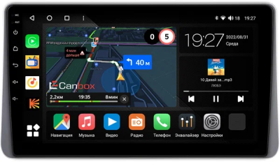 Nissan Almera (N16), Sentra 5 (B15) 1999-2006 Canbox M-Line 4543-10-1210 на Android 10 (4G-SIM, 2/32, DSP, QLed)