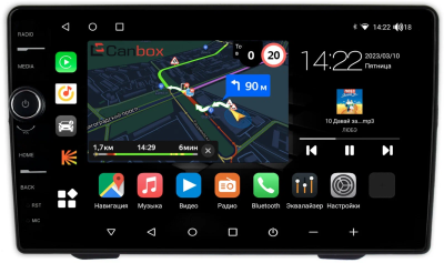 Штатная магнитола Mazda MPV 1999-2006 Canbox M-Line 7840-9440 на Android 10 (4G-SIM, 2/32, DSP, QLed)