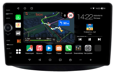 Штатная магнитола Toyota Estima, Previa (XR10, XR20) 1990-2000 Canbox M-Line 7840-9-2622 на Android 10 (4G-SIM, 2/32, DSP, QLed)