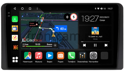 Штатная магнитола Honda Stepwgn 6 2022-2024 (правый руль) Canbox M-Line 2K 4178-10-0235 на Android 10 (4G-SIM, 4/64, DSP, QLed)