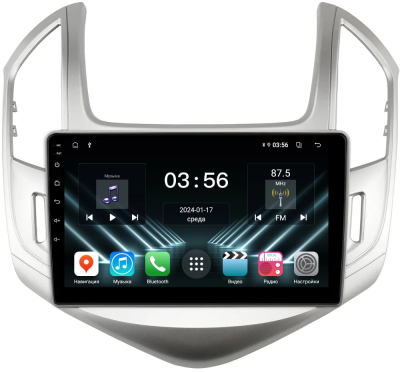 FarCar D261M Штатная магнитола для Chevrolet Cruze 2012-2015 (серебро) на Android 13 c 2GB