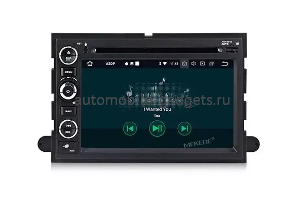 Carmedia MKD-7014-P6 Штатная магнитола для Ford Edge, Expedition, Mustang, F150, Fusion, Explorer, Escape 2003-2014 на Android 10 с 4GB, DSP