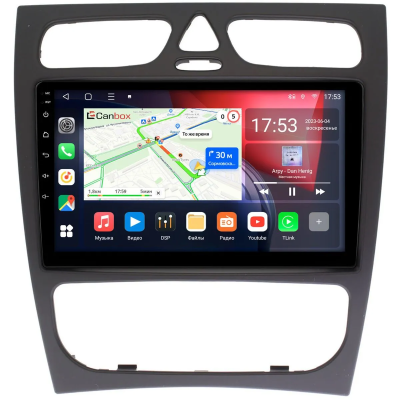 Штатная магнитола Mercedes-Benz C (w203), G (w463) 2000-2006 Canbox EVO 5810-9242 на Android 14 (4G-SIM, 4/64, DSP, QLed, AI, 360)