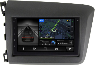 Магнитола в штатное место 2 din Honda Civic 9 4D 2011-2015 (левый руль, седан) Canbox 1.5/32 на Android 10 (RS7-RP-HDCV6-250) (IPS, DSP, CarPlay)