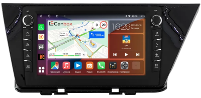 Штатная магнитола Canbox H-Line 7834-9-0742 для Kia Niro 2016-2022 (черная, глянцевая) на Android 10 (4G-SIM, 6/128, DSP, IPS) С крутилками