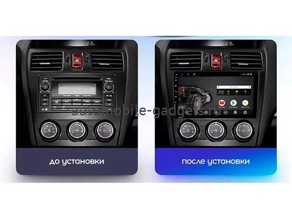 Vomi AK439R9-MTK штатная магнитола для Subaru Forester, Impreza, XV 2011+ на Android 10 с 2GB, DSP