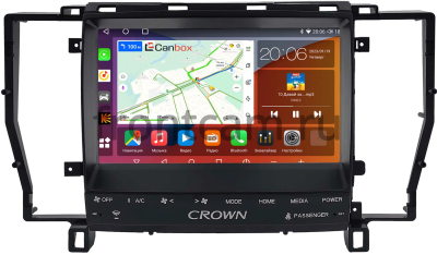 Штатная магнитола Canbox H-Line 2K 4184-9-2115 для Toyota Crown (S180) 1999-2008 (для авто с Navi и 6CD, Тип 2) на Android 10 (4G-SIM, 6/128, DSP, QLed)
