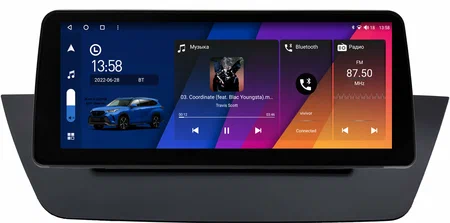 Штатная магнитола BMW X1 (E84) 2009-2015 12.3 дюйма Canbox M-Line 7812-3100 на Android 10 (4G-SIM, 4/64, DSP, QLed) BMW Style