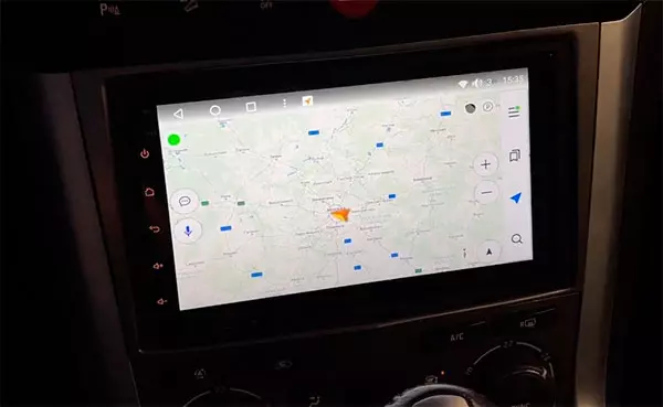 Магнитола в штатное место 2 din Opel Vita C 2000-2006 (серая, с ребром) OEM 2/16 на Android 10 (GT7-RP-OPVTD-212)