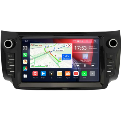 Штатная магнитола Nissan Sentra 7 (B17) 2012-2019, Tiida 2 2015-2018 Canbox RS9-2508 1.5/32 Android 10 (IPS, DSP, CarPlay)