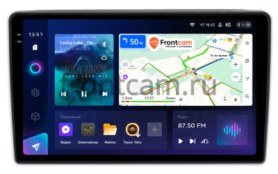 Штатное головное устройство Teyes CC3 2K 360 6/128 9.5 дюймов RM-9-1259 для Ford Escape, Maverick 2 2000-2007 на Android 10 (4G-SIM, DSP, QLed)