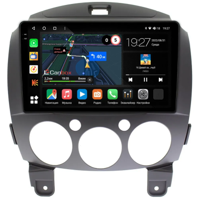 Штатная магнитола Mazda Demio 3 (DE), 2 (DE/DE2) 2007-2014 Canbox M-Line 2K 4179-9031 на Android 10 (4G-SIM, 4/64, DSP, QLed)