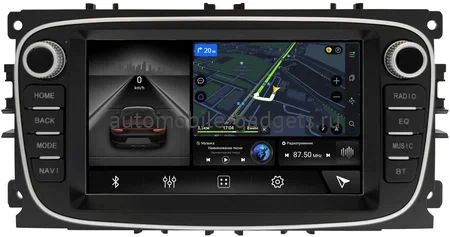 Магнитола в штатное место 2 din Ford Focus 2, C-MAX, Mondeo 4, S-MAX, Galaxy 2, Tourneo Connect 2006-2015 (черный) Canbox M-Line 9863-RP-2052-487 на Android 10 (4G-SIM, 2/32, DSP)