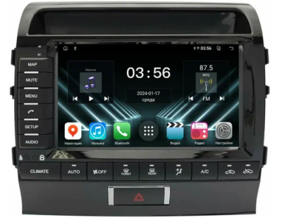 FarCar DX381CM штатная магнитола для Toyota Land Cruiser 200 (2007-2010) на Android 13 c 2GB
