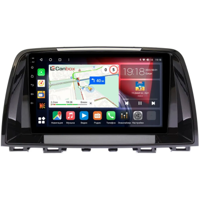 Штатная магнитола Mazda 6 (GJ) 2012-2015 Canbox EVO 5810-9-435 на Android 14 (4G-SIM, 4/64, DSP, QLed, AI, 360)