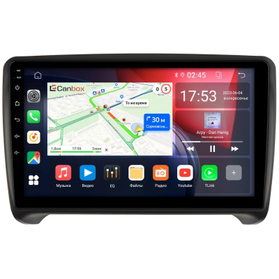 Штатная магнитола Canbox GT9-9202 для Audi TT (8J) 2006-2014 на Android 10 (IPS, DSP, CarPlay)