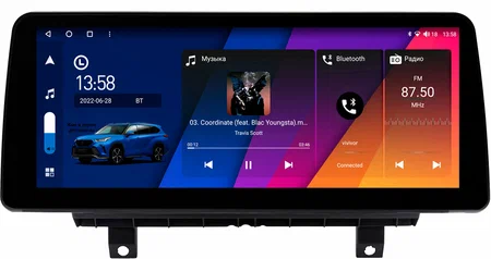 Audi A3 (8V) 2012-2020 12.3 дюйма Canbox H-Line 7813-0007 на Android 10 (4G-SIM, 4/32, DSP, QLed) BMW Style