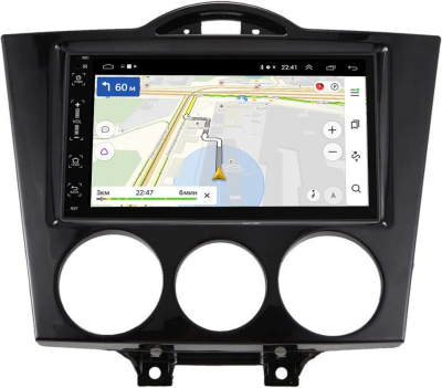 Магнитола в штатное место 2 din Mazda RX-8 2003-2008 (авто без климат-контроля) Canbox 1.5/32 на Android 10 (RS7-RP-11-086-347) (IPS, DSP, CarPlay)