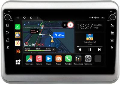 Штатная магнитола Canbox M-Line 7801-9-1739 для Suzuki Spacia 2 2017-2024 на Android 10 (4G-SIM, 2/32, DSP, IPS) С крутилками