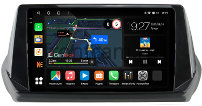 Штатная магнитола Canbox M-Line 2K 4179-9-1214 для Peugeot 2008 2019-2022 на Android 10 (4G-SIM, 4/64, DSP, QLed)
