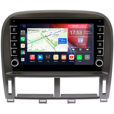 Штатная магнитола Toyota Celsior (F30) 2000-2006 (для авто с млнитором) (9 дюймов) Canbox BGT9-9261 2/32 Android 10 (IPS, DSP, CarPlay)