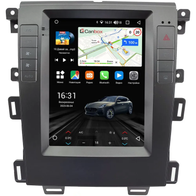 Штатное головное устройство Ford Edge 2010-2014 (для топовой комплектации) Canbox (Tesla style) 9.7 дюймов 2/32 GT096-1312-122 на Android 10 (QLed, DSP, CarPlay)