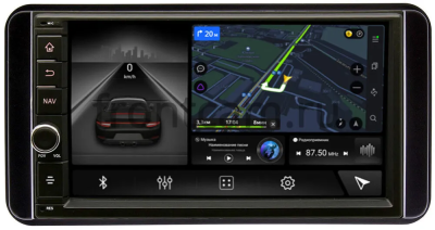 Магнитола в штатное место 2 din Toyota Universal Canbox 1.5/32 на Android 10 (RS7-RP-TYUNBBW-43) (IPS, DSP, CarPlay)