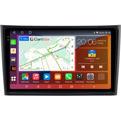 Штатная магнитола Volvo XC90 2002-2014 (Тип 1, can LZ, устанавливается вниз) Canbox EVO 2K 5830-10-2566 на Android 14 (4G-SIM, 12/256, DSP, QLed, AI, 360)