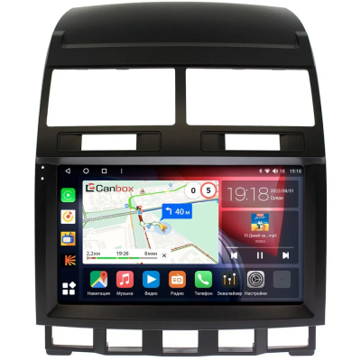 Штатная магнитола Canbox EVO 2K 5815-9195 для Volkswagen Touareg 2002-2010 на Android 14 (4G-SIM, 6/128, DSP, QLed, AI, 360)