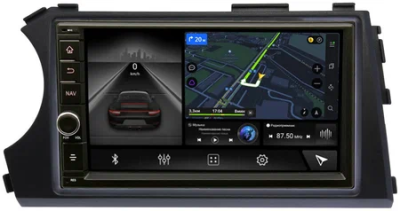 Магнитола в штатное место 2 din SsangYong Kyron, Korando, Actyon Canbox H-Line 5602-RP-SYAC-42 на Android 10 (4G-SIM, 4/32, DSP, IPS) С крутилкой
