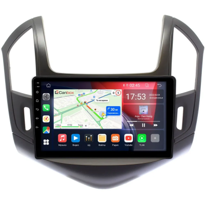 Штатная магнитола Canbox RS9-240 для Chevrolet Cruze 2012-2016 (черная, матовая) на Android 10 (IPS, DSP, CarPlay)