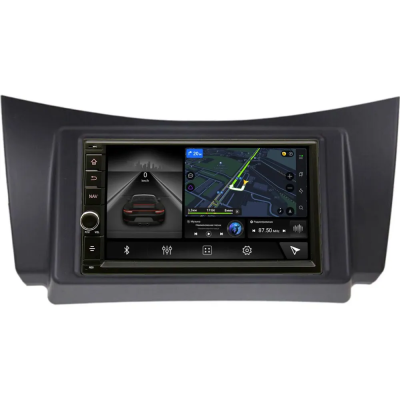 Магнитола в штатное место 2 din Lifan Smily I (320) 2008-2014 (черная) Canbox H-Line 5603-RP-11-452-343 на Android 10 (4G-SIM, 4/64, DSP, IPS) С крутилкой