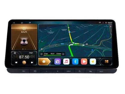 Штатная магнитола Audi Q7 2005-2016 12,3 дюйма Carmedia OL-3066-1052-Q на Android 12 (4G-SIM, 6/128, DSP, QLed) BMW Style