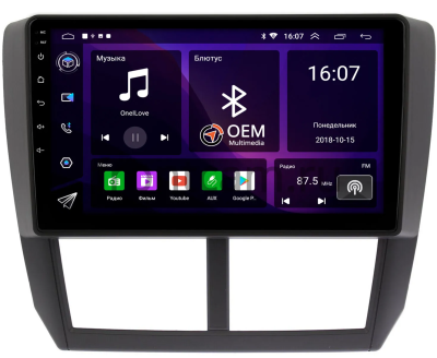 Subaru Forester 3, Impreza 3 2007-2013 Canbox RS9-9080 1.5/32 Android 10 (IPS, DSP, CarPlay)