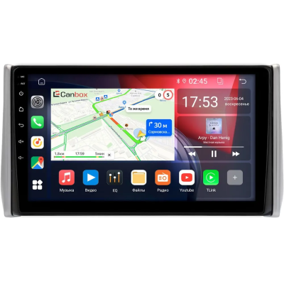 Штатная магнитола Toyota RAV4 5 (XA50) 2018-2024, Wildlander 2020-2025 (правый руль) Canbox GTR10-0341 4/64 на Android 10 (IPS, DSP, CarPlay)