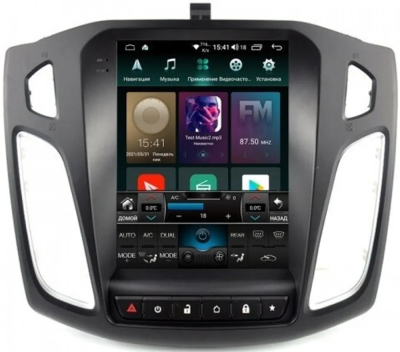 Roximo RT-1701 ("Тесла-стиль") Штатная магнитола для Ford Focus 3 (2011-2019) на Android 12 c 8GB, DSP, 4G
