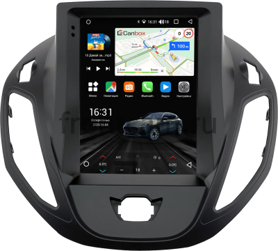 Штатное головное устройство Ford Tourneo Custom, Transit Custom (2012-2023) Canbox (Tesla style) 9.7 дюймов 2/32 GT096-1312-162 на Android 10 (QLed, DSP, CarPlay)