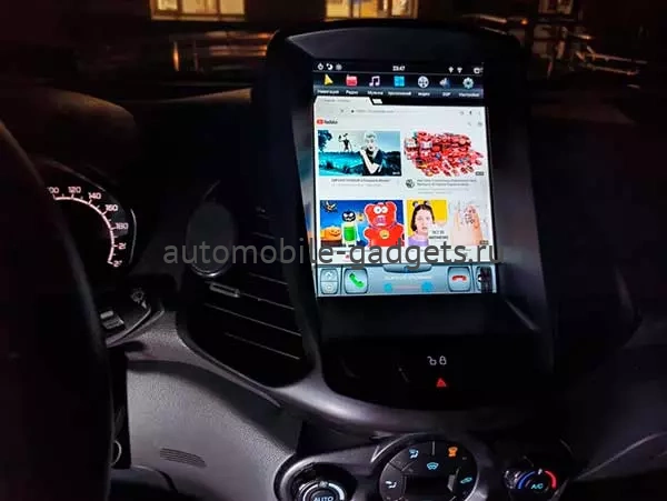 Carmedia ZF-1166-32-DSP ("Тесла-стиль") штатная магнитола для Ford EcoSport 2014-2017 на Android 9.0 c 4GB, DSP