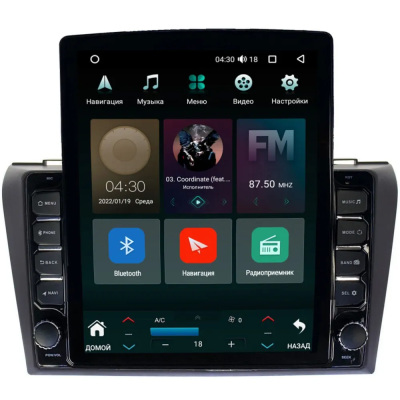 Штатная магнитола Mazda 3 (BK), Axela 2003-2009 Canbox M-Line 5614-9032 на Android 10 (4G-SIM, 4/64, DSP, QLed, Tesla)