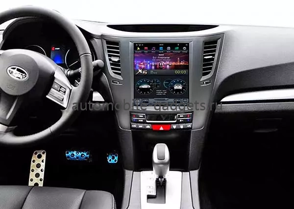 Carmedia ZF-1070-B/S-Q6 ("Тесла-стиль") Штатная магнитола для Subaru Legacy (2009+), Outback (2009-2014) на Android 11 с 8GB, DSP, 4G