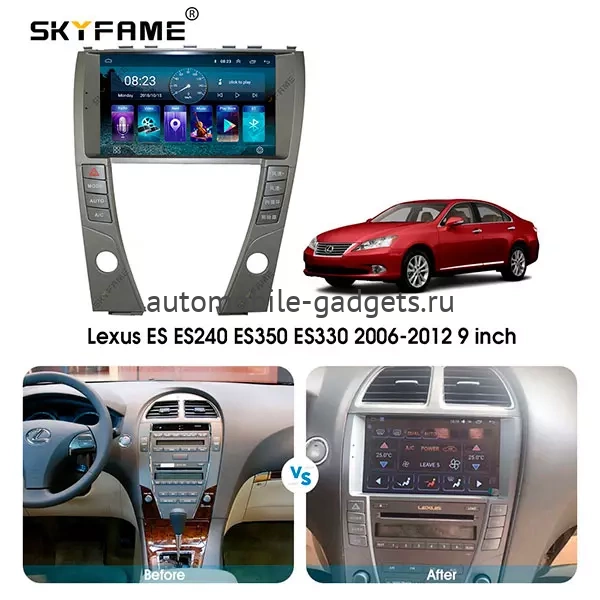 Carmedia SF-9118-I Штатная магнитола для Lexus ES 2006-2012 на Android 10 с 2GB, DSP, 4G