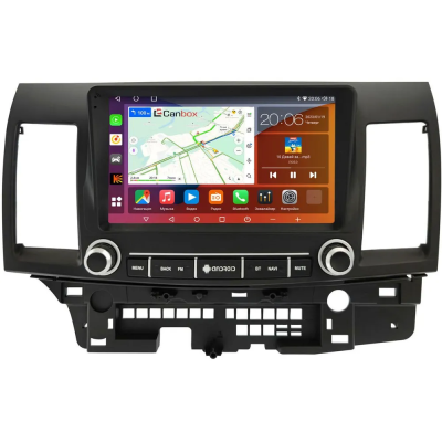 Штатная магнитола Mitsubishi Lancer 10 2007-2017 Canbox EVO 2K 5815-9-3300 на Android 14 (4G-SIM, 6/128, DSP, QLed, AI, 360)