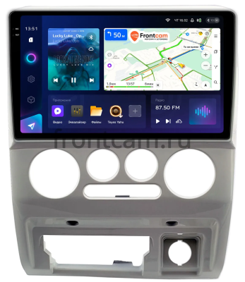 Штатное головное устройство Daihatsu Terios 1997-2012 (цвет молочный) Teyes CC3 2K 360 6/128 9.5 дюймов RM-9-0694 на Android 10 (4G-SIM, DSP, QLed)