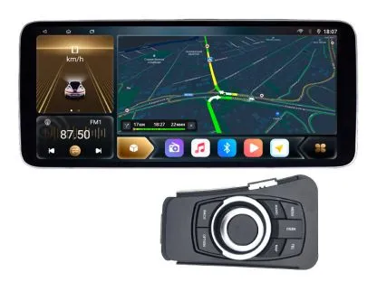 Штатная магнитола BMW 3 серия E90 2006-2012 12,3 дюйма Carmedia OL-3033-1-1051-Q на Android 12 (4G-SIM, 6/128, DSP, QLed) Mercedes Style