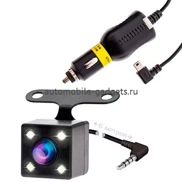 CARCAM Z6 зеркало-регистратор с 2-я камерами