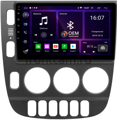 Mercedes-Benz ML (w163) 1997-2005 (авто без климат-контроля, черная) Canbox RS9-1437 1.5/32 Android 10 (IPS, DSP, CarPlay)