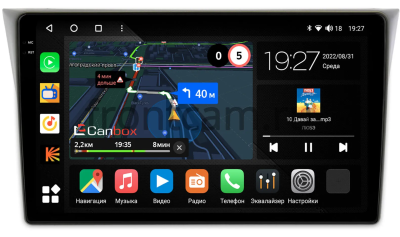 Штатная магнитола Subaru Impreza 2, Impreza WRX 2, STi 2000-2007 Canbox M-Line 2K 4179-9381 на Android 10 (4G-SIM, 4/64, DSP, QLed)